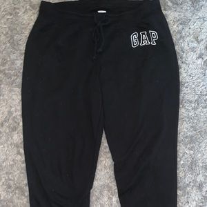 black gap sweatpants
